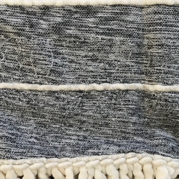Anthropologie Grey Throw Blanket - Picture 7 of 8